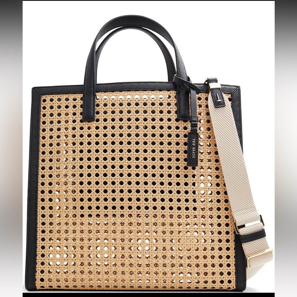 Ted Baker Flo June straw tote brand new with tags